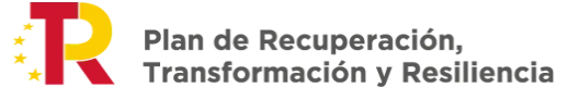Logotipo Plan de Recuperación, Transformación y Resilencia